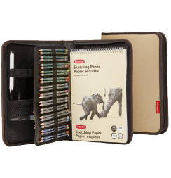 Derwent Carry All А4 Folio сумка для карандашей и скетчбуков бежевая