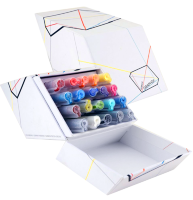 Набор капиллярных ручек Derwent Graphik Line Painter 20 цветов в кейсе