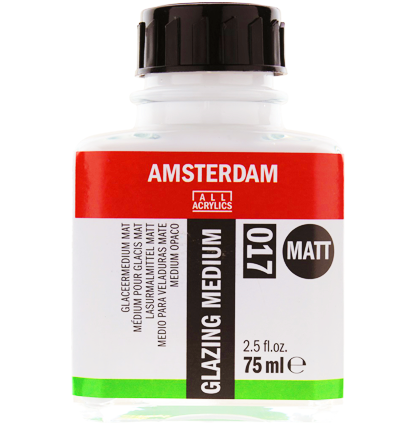 Гелевый медиум для акрила Amsterdam Glazing Medium Matt 017 матовый лессировочный во флаконе 75 мл