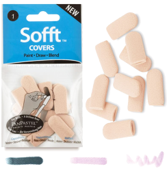Набор круглых насадок для пастельного мастихина Soft Covers №1 PanPastel 10 штук