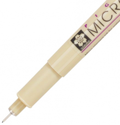 Набор черных капиллярных ручек Sakura Pigma Micron 0.25 мм 2 штуки