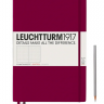 Записная книжка Leuchtturm «Master Slim» А4+ в точку винный 123 стр.