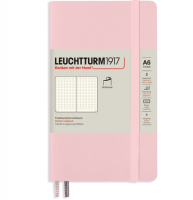 Записная книжка Leuchtturm «Pocket» A6 нелинованная розовая 187 стр.