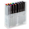 Пенал-кейс для маркеров Touch Brush / Twin ShinHan Art белый на 24 штуки прозрачный купить в магазине маркеров и товаров для рисования Скетчинг ПРО с доставкой по РФ и СНГ