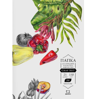Бумага для графики Graf Art Paper Малевичъ в папке А4 / 25 листов / 150 гм