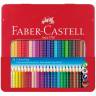 Набор цветных карандашей Faber Castell Colour Grip 24 цвета в пенале купить в магазине Скетчинг Про с доставкой по всему миру