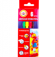 Фломастеры смываемые Koh-I-Noor Утята набор 6 цветов