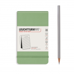 Блокнот Leuchtturm «Reporter Notepad Pocket» A6 в линейку пастельный зеленый 188 стр.