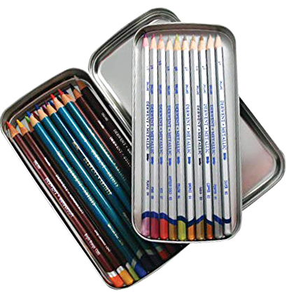 Металлический пенал для карандашей и графических материалов Derwent Pencil Tin