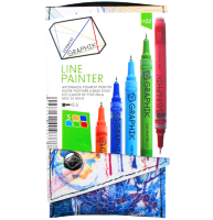 Набор капиллярных ручек Derwent Graphik Line Painter 5 цветов №2