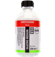 Гелевый медиум для акрила Amsterdam Glazing Medium Gloss 018 глянцевый лессировочный во флаконе 250 мл