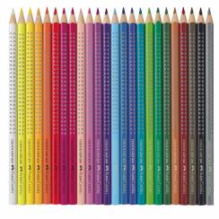 Цветные карандаши Faber-Castell Colour Grip 24 цвета набор в коробке, водорастворимые