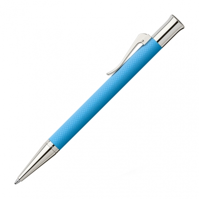 Ручка шариковая Graf Von Faber-Castell Guilloche Gulf Blue черные чернила, подарочная упаковка