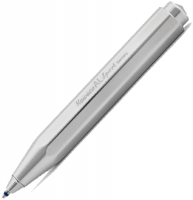Ручка шариковая Kaweco AL Sport Silver 1 мм алюминий в футляре серебристая