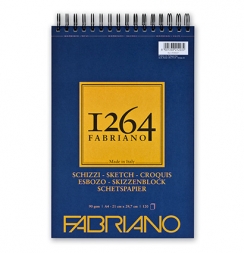 Альбом для графики 1264 SKETCH А4 на пружине / 120 листов / 90 гм