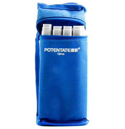 Набор маркеров для скетчинга Potentate Bag Set 12 (water based)