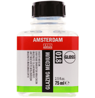 Гелевый медиум для акрила Amsterdam Glazing Medium Gloss 018 глянцевый лессировочный во флаконе 75 мл