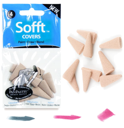 Набор треугольных насадок для пастельного мастихина Soft Covers №4 PanPastel 10 штук