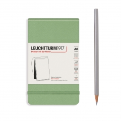 Блокнот Leuchtturm «Reporter Notepad Pocket» A6 нелинованный пастельный зеленый 188 стр.