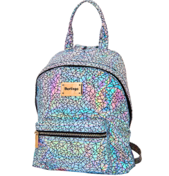 Рюкзак голографический блестящий Berlingo Glam Style Marshmallow с одним отделением