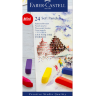 Пастель мягкая сухая Faber-Castell Soft Pastels художественная 24 цвета 1/2 мелка в картонной упаковке купить в художественном магазине Скетчинг ПРО с доставкой по РФ И СНГ