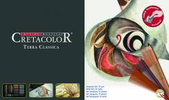Набор карандашей и пастели для графики Cretacolor Terra Classica в пенале