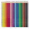 Набор цветных карандашей Faber Castell Colour Grip 36 цветов в пенале купить в магазине Скетчинг Про с доставкой по всему миру