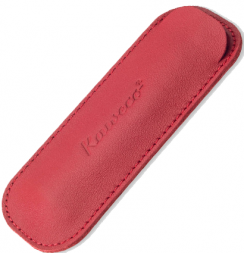 Чехол для ручек Kaweco ECO кожаный для 2 ручек Sport красный