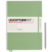 Записная книжка Leuchtturm «Master Slim» А4+ в точку пастельный зелёный 123 стр.