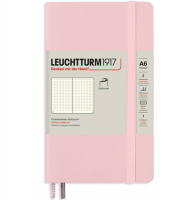 Записная книжка Leuchtturm «Pocket» A6 в точку розовая 123 стр.