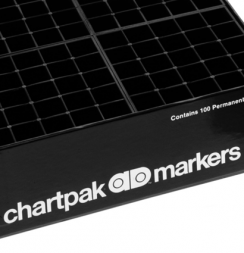 Подставка-органайзер для 100 маркеров Chartpak AD Markers, черный