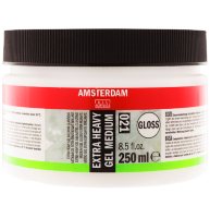 Гелевый медиум для акрила Amsterdam Extra Heavy Gel Medium Gloss 021 прочный глянцевый в банке 250 мл