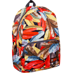 Рюкзак Berlingo Casual Orange оранжево-коричневый с лямками