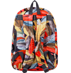 Рюкзак Berlingo Casual Orange оранжево-коричневый с лямками