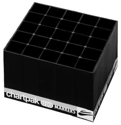 Подставка-органайзер для 25 маркеров Chartpak AD Markers, черный