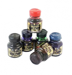 Набор чернил для каллиграфии Manuscript Gift 6 цветов в флаконах 30 мл