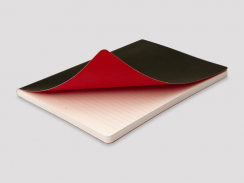 Блокнот Oxford Black'n'Red линейка мягкая обложка А5 / 72 листа