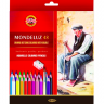 Карандаши акварельные Koh-I-Noor Mondeluz Old Man набор 48 цветов с кистью и точилкой купить в художественном магазине Скетчинг Про