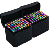 Finecolour Brush Marker набор маркеров с кистью 160 цветов в пенале-сумке купить в художественном магазине Скетчинг ПРО с доставкой по всему миру