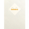 Блокнот в клетку Rhodia Heritage Chevrons мягкая обложка кремовый А5 / 32 листа / 90 гм