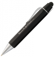 Ручка шариковая - стилус Kaweco AL Sport Touch Black 1 мм алюминий в футляре черная