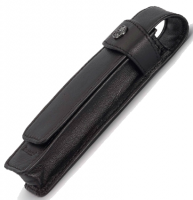 Чехол для ручек Kaweco FLAP кожаный для 3 ручек Sport черный