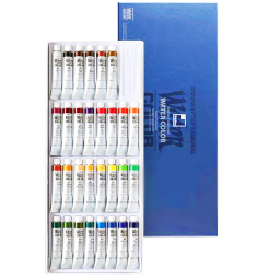 Набор акварельных красок в тубах ShinHanart Watercolor Pro 30 цветов