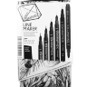 Набор линеров Derwent Graphik Line Maker 6 шт черные купить в фирменном художественном магазине Скетчинг ПРО с доставкой по РФ и СНГ