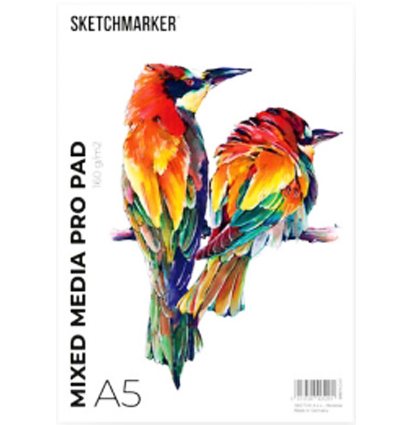 Альбом для смешанных техник Sketchmarker Mixed Media Pro А5 / 30 листов / 160 гм