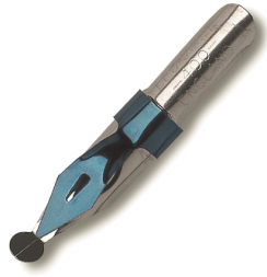 Перо Manuscript Ornamental 4 мм полированное с наконечником для каллиграфии