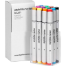 Купить набор маркеров для скетчинга StyleFile Brush 12 Main A (основные цвета) в магазине маркеров и товаров для скетчинга ПРОСКЕТЧИНГ
