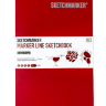 Скетчбук Sketchmarker Marker Line вишнёвый с мягкой обложкой А5 / 16 листов / 160 гм купить в магазине маркеров Скетчинг ПРО с доставкой по РФ и СНГ