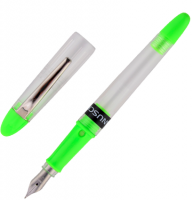 Ручка перьевая Manuscript Clarity Handwriting Nib зеленая и 2 черных картриджа