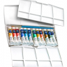 Акварель Cotman Winsor&Newton Painting Plus в наборе 24 цвета в тубах и кисть купить в магазине Скетчинг Про с доставкой